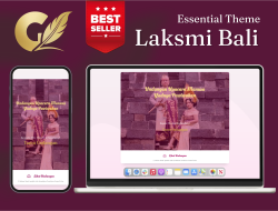 Jasa Undangan Digital Bali Tema Laksmi Elegan, Praktis & Fitur Lengkap